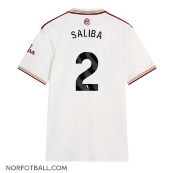 Billige Fotballdrakt Arsenal William Saliba #2 Replika Tredjedrakt 2025-26 Kortermet